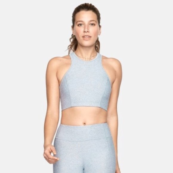 Outdoor Voices Blue Quartz Athena Crop M - Picture 1 of 7